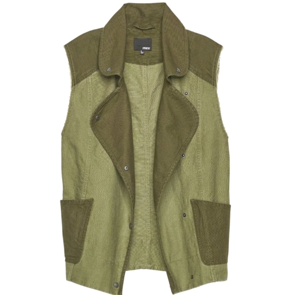 Wilfred Jackets & Blazers - Wilfred Free Aritzia Linn Utility Cargo Vest Green Size XXS